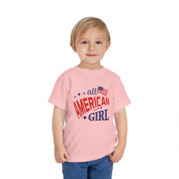 All American Girl Toddler Short Sleeve T-Shirt