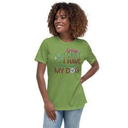 Stay home with my dog Women's Relaxed T-Shirt