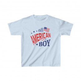All American Boy Kid's Cotton T-Shirt