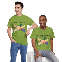 You indict, we unite Unisex/Men's Heavy Cotton T-Shirt